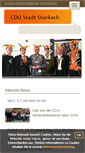 Mobile Screenshot of cdu-stockach.de