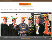 Tablet Screenshot of cdu-stockach.de